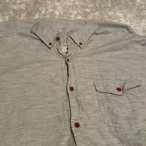 XXL grey button down